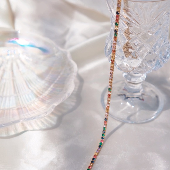 ✨Rainbow Tennis Choker - Picture 6 of 9